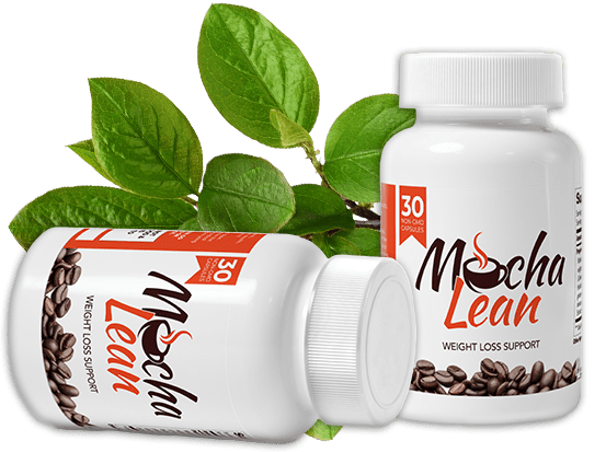 MochaLean™ supplement bottle - natural thermogenic fat burner with Japanese plant-based ingredients.